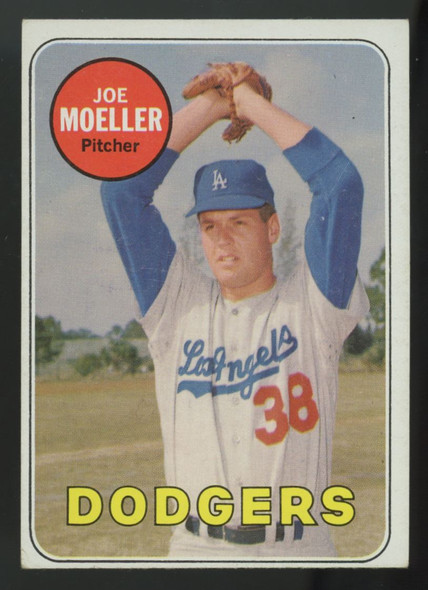 1969 Topps Joe Moeller White Letters #444 VG/EX