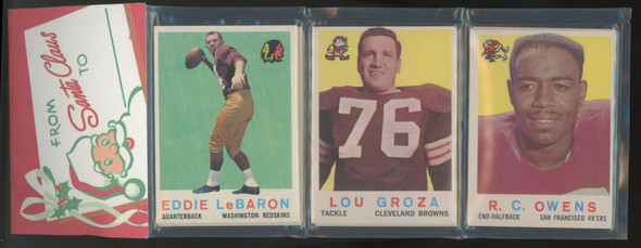 1959 Topps Football Holiday Rack Pack