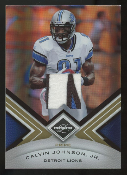 2010 Panini Limited Calvin Johnson Jr. Prime Patch /50 #32