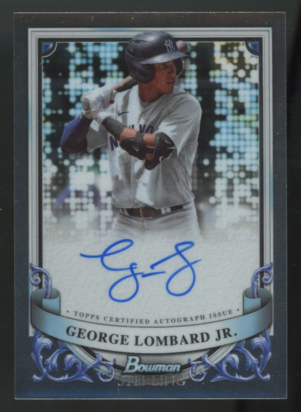 2024 Bowman Sterling George Lombard Jr. Prospect Auto #PA-GL "A"