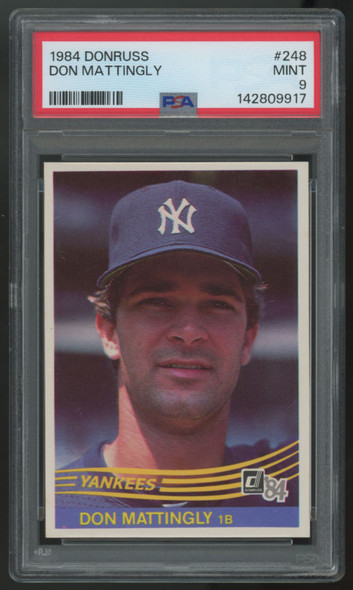 1984 Donruss Don Mattingly RC #248 PSA 9 *917