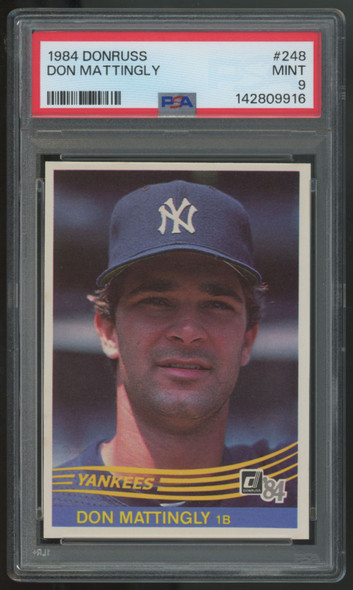 1984 Donruss Don Mattingly RC #248 PSA 9 *916