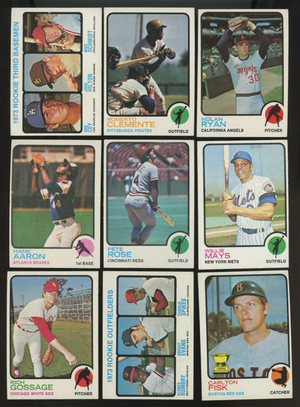 1973 Topps Baseball Complete Set (660) EX/MT-NM/MT incl. Variations + Wrappers