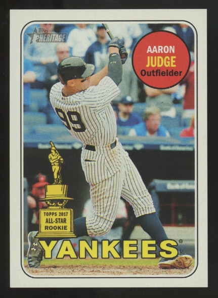 2018 Topps Heritage Aaron Judge Action SSP #25