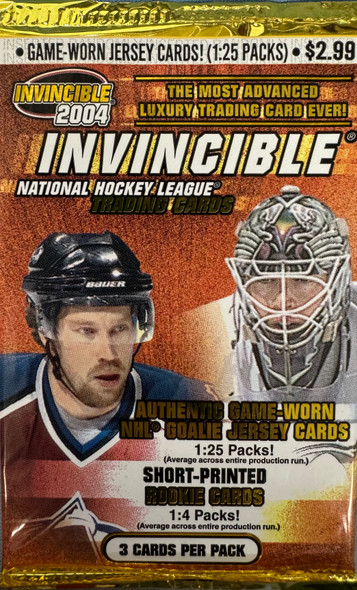 2004 Pacific Invincible Hockey Retail Pack
