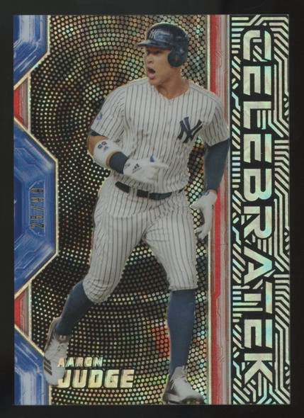 2019 Topps High Tek Aaron Judge Celebratek /99 #CT-AJ