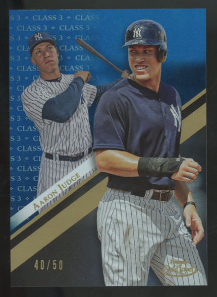 2019 Topps Gold Label Aaron Judge Blue Class 3 /50 #44