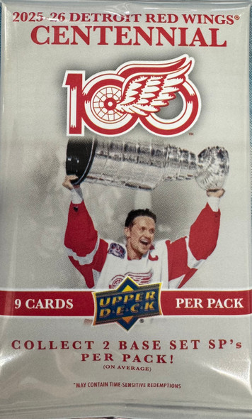 2025/26 Upper Deck Detroit Red Wings Centennial Hobby Pack