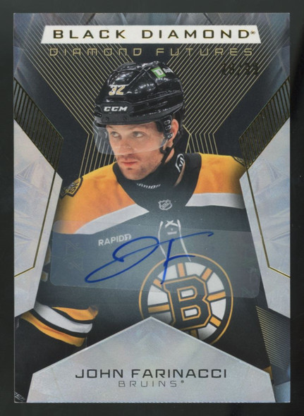 2025-26 Upper Deck Black Diamond John Farinacci Futures Auto /99 #BDF-JF