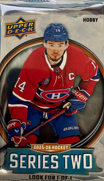 2025/26 Upper Deck Hockey Series 2 Hobby Pack