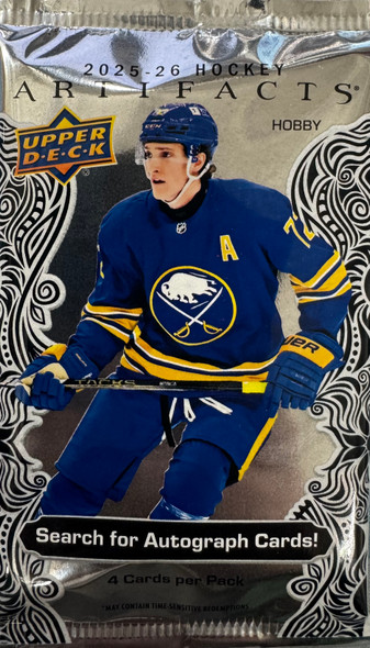2025/26 Upper Deck Artifacts Hockey Hobby Pack