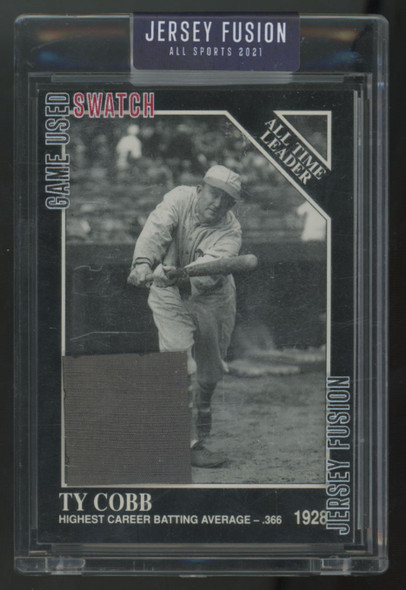 2021 Jersey Fusion All Sport Ty Cobb Leader Patch #JF-TCSJ