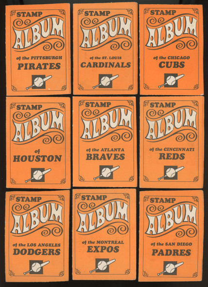 1969 Topps Baseball Stamp Album Complete Set w/ Wrapper (24) w/ Stamps VG/EX