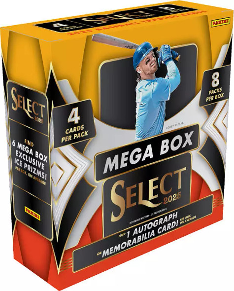 2025 Panini Select Baseball Mega Box (Ice Prizms)