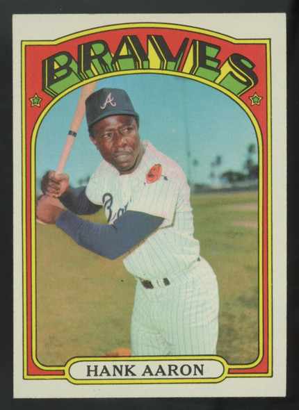 1972 Topps Hank Aaron #299 EX/MT "A"