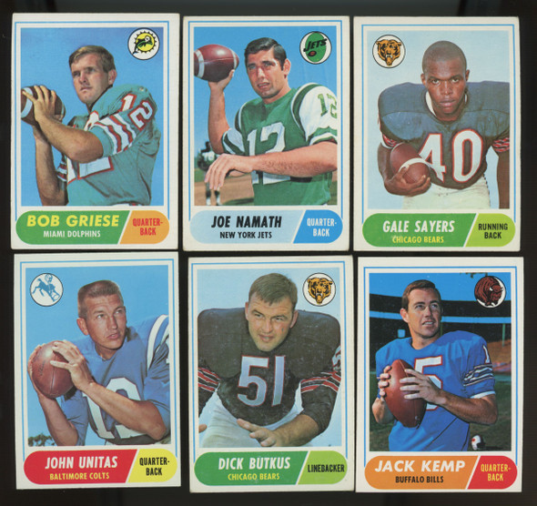1968 Topps Football Complete Set (219) VG-EX