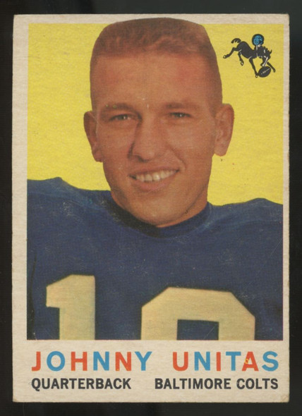1959 Topps Johnny Unitas #1 VG