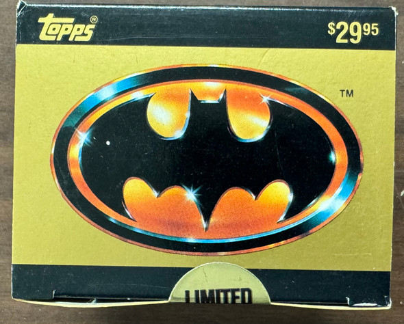 1989 Topps Batman The Movie Series 1 Limited Edition Factory Sealed