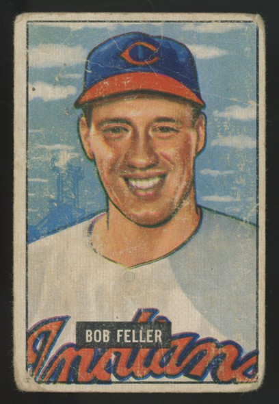1951 Bowman Bob Feller Picture Card #30 Poor
