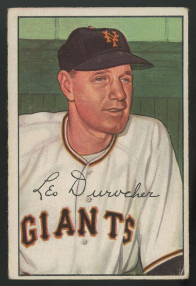 1952 Bowman Leo Durocher Picture Card #146 VG