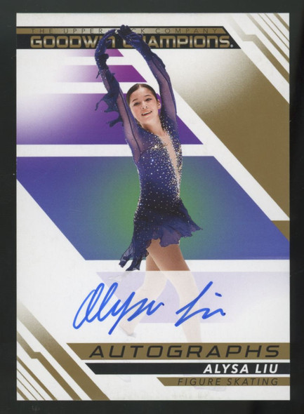 2022 Upper Deck Goodwin Champions Alysa Liu Auto #A-LI