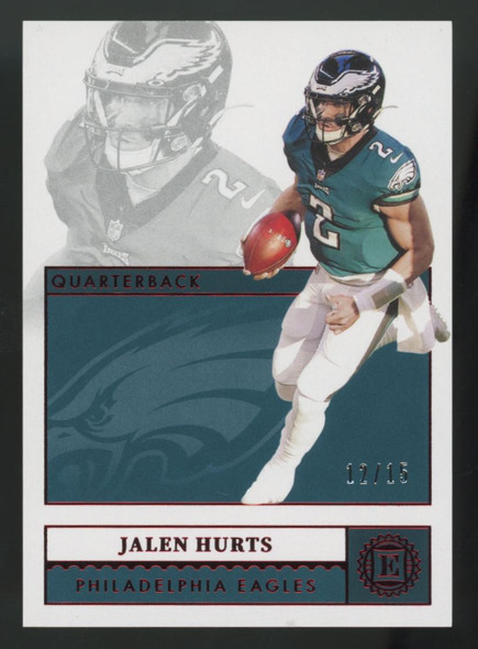 2021 Panini Encased Jalen Hurts Ruby /15 #74