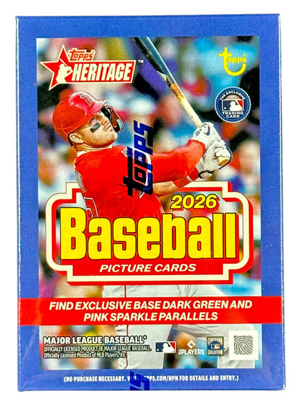 2026 Topps Heritage Baseball Blaster Box