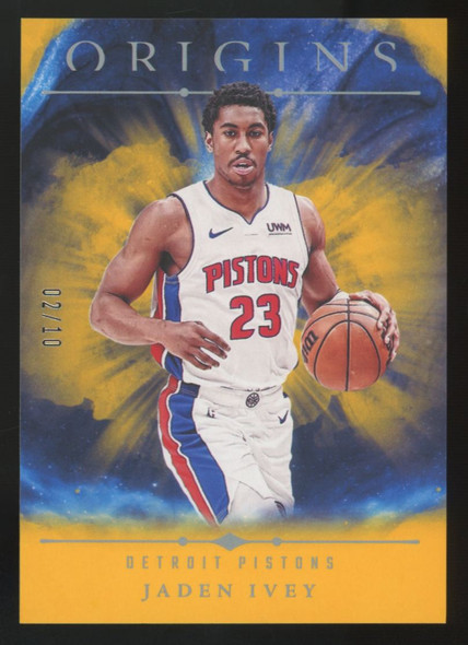 2024-25 Panini Origins Jaden Ivey Gold /10 #25