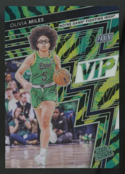 2025 Panini The National Olivia Miles Rated Prospect VIP Baja Stripe #RP13