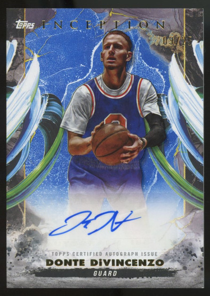 2024/25 Topps Inception Donte Divincenzo Auto Blue /25 #AC-DD