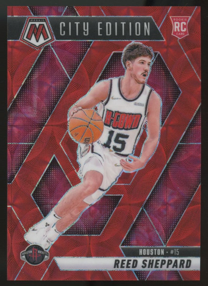 2024/25 Mosaic Reed Sheppard City Edition Red Scope Prizm /75 #276