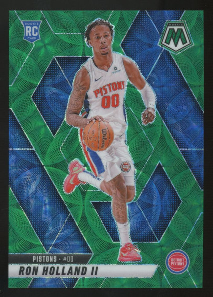 2024-25 Panini Mosaic Ron Holland II RC Green International /15 #219