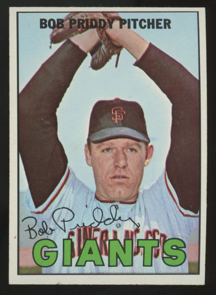 1967 Topps Bob Priddy No Trade Statement #26 NM