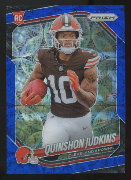 2025 Panini Prizm Quinshon Judkins RC Blue Choice /14 #313