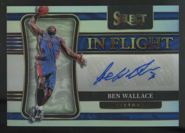 2021-22 Panini Select Ben Wallace Silver In Flight Auto /199 #IF-BWL