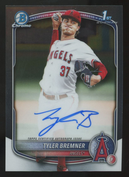 2025 Bowman Draft Tyler Bremner 1st Chrome Auto #CPA-TB