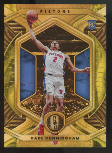 2021-22 Chronicles Gold Standard Cade Cunningham RC /10 #571