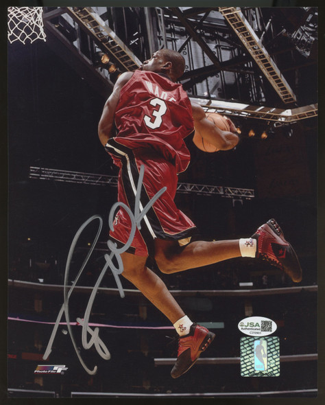 Dwyane Wade Signed Autographed 8x10 Photo Rookie Year JSA