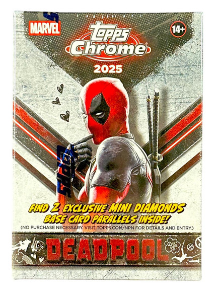 2025 Topps Chrome Marvel Deadpool Blaster Box