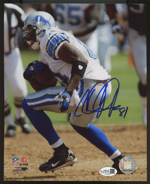Calvin Johnson Signed Autographed 8x10 Photo JSA *894