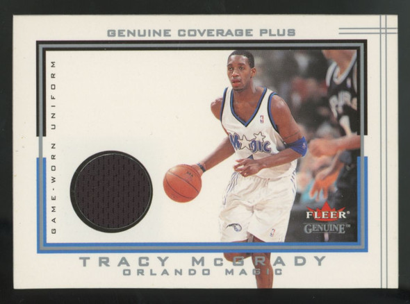 2001-02 Fleer Genuine Tracy McGrady Coverage Plus Patch