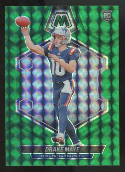 2024 Panini Mosaic Drake Maye RC Green #303
