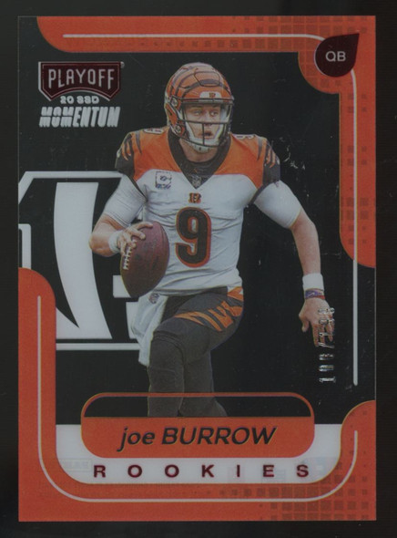 2020 Chronicles Playoff Joe Burrow RC Red Momentum /199 #M-1