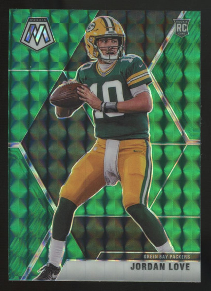 2020 Panini Mosaic Jordan Love RC Green Prizm #211
