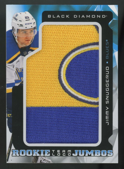 2025-26 UD Black Diamond Jimmy Snuggerud RC Team Logo Jumbo Patch #RTL-JS