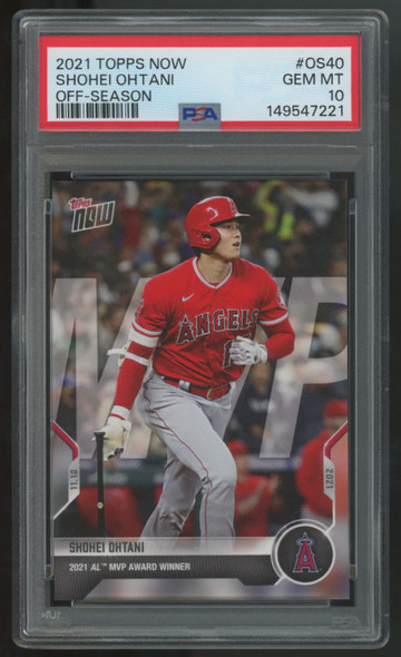 2021 Topps Now Shohei Ohtani Off-Season #OS-40 PSA 10 *221