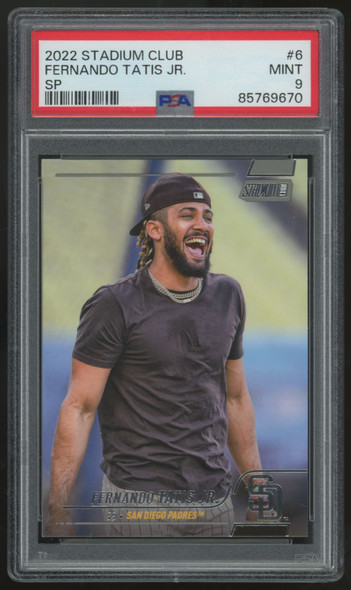 2022 Topps Stadium Club Fernando Tatis Jr. SP #6 PSA 9