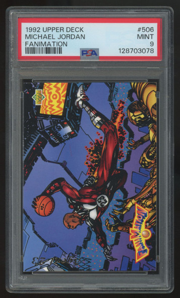 1992-93 Upper Deck Michael Jordan Fanimation #506 PSA 9