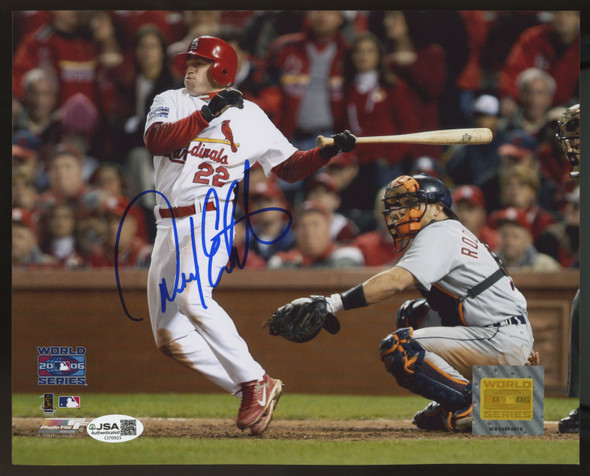 David Eckstein Signed Autographed 8x10 Photo JSA *925