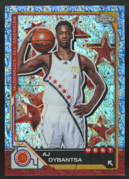 2025 Topps Chrome McDonald's All American AJ Dybantsa RC McFlurry Refractor #7